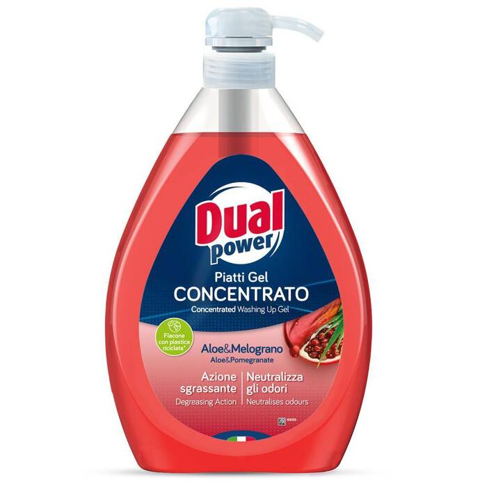 Dual Power nõudepesuvahend Aloe 1 L