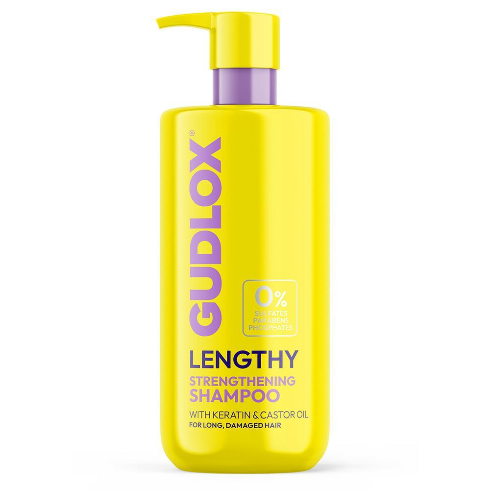 Gudlox Lengthy tugevdav šampoon 400 ml, kollane pudel