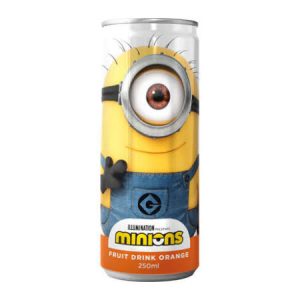 Minions laste limonaad 250 ml purk